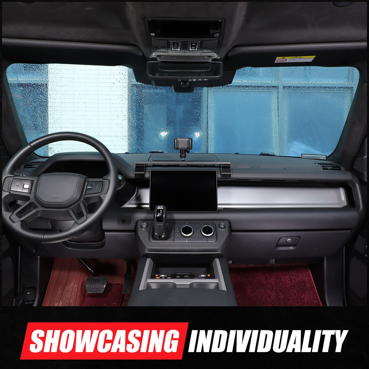 Multifunctional Center Phone Holder Clip For Land Rover Defender L663 2020-2023 14