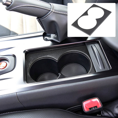 Matte Dry Real Carbon Fiber Center Cup Holder Trim For Nissan GTR R35 08-16 7