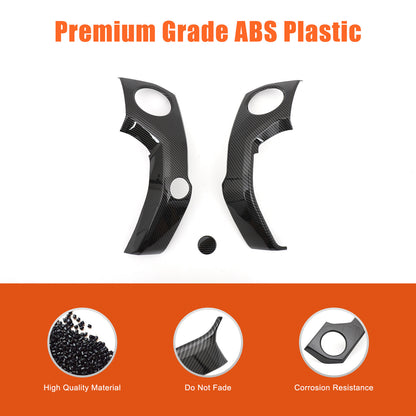 For Toyota Tundra 2014-2021 ABS Carbon Interior Side Air Vent Outlet Covers 11