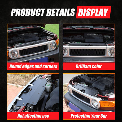 Engine Hood Cabin Cover Radiator Cooling Plate For Toyota FJ Cruiser 07-21 US 9