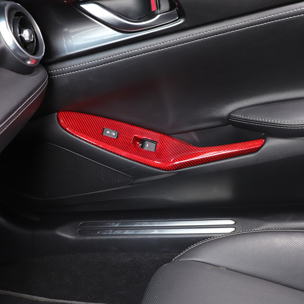 Red Real Carbon Fiber Interior Full Interior Trim For Mazda MX-5 Miata 2016-2026 - Variants 1-5 39