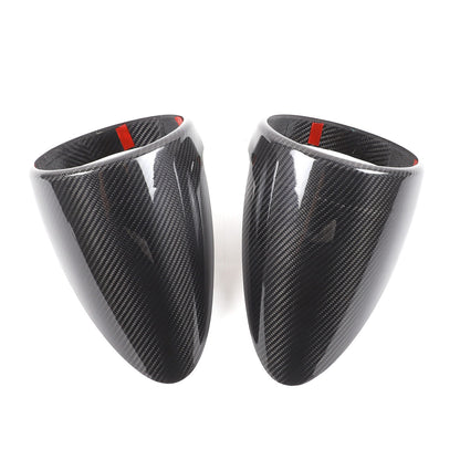 Real Dry Carbon Fiber Rear Tail Light Trunk Lamp Trim For Ferrari 458 2011-2016 8