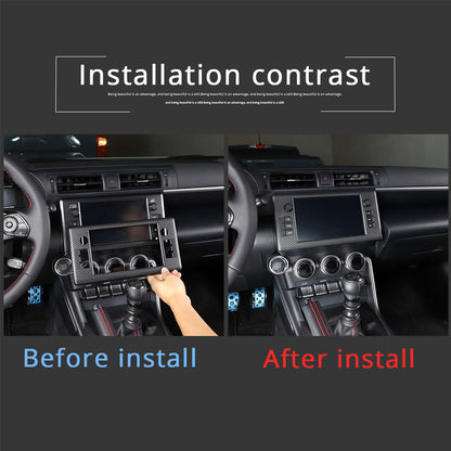 Matte Carbon GPS Navigation Panel Cover Trim For Toyota 86/Subaru BRZ 2022 10