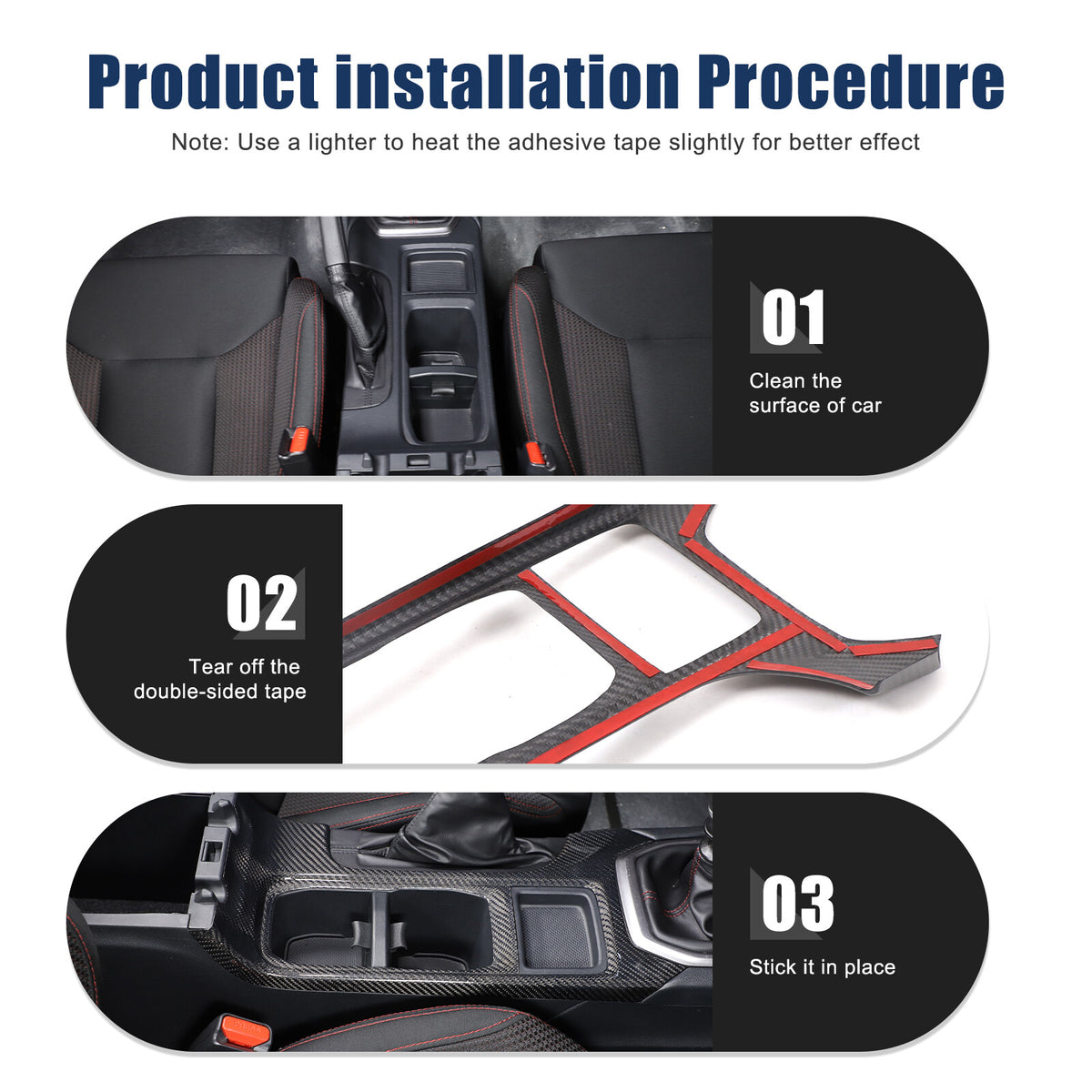 Real Carbon Fiber Console Gear Shift Panel For Subaru WRX STI VB S4 MT 2022 2024 14