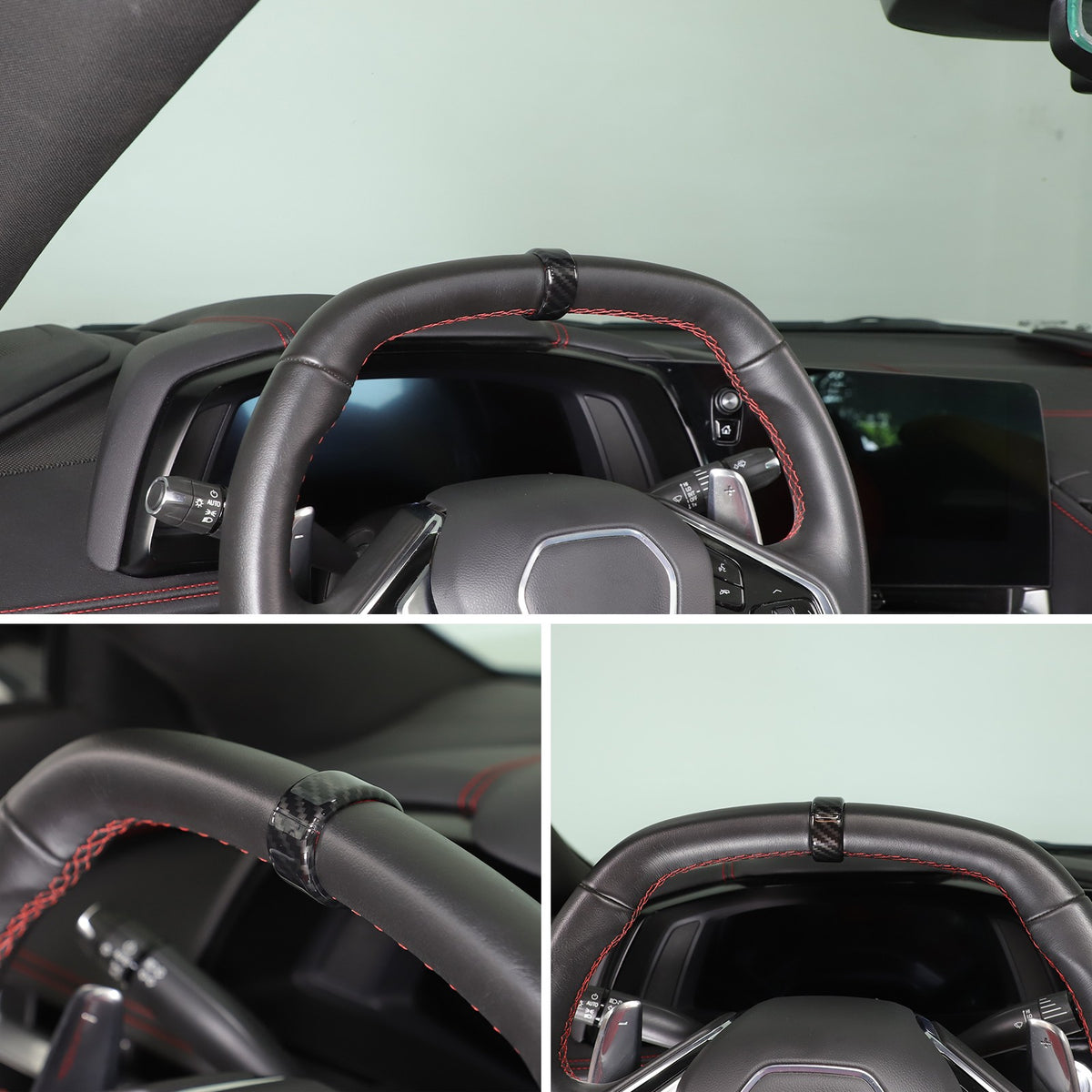 Carbon Fiber ABS Interior Full Decor Cover Trim Kit For Corvette C8 2020-2025 - Styles 51-55 68