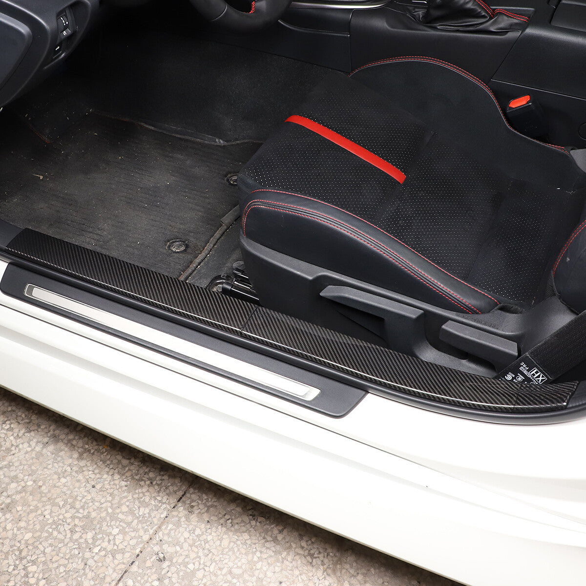 Door Sill Plate Protector Guards Strip Cover Trim For Toyota GR86/Subaru BRZ 22+ 6