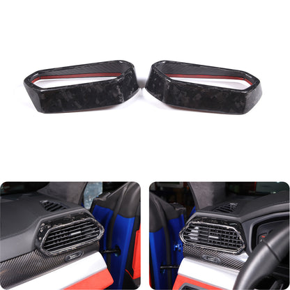 Forged Carbon Fiber Side Air Vent Outlet Trim Fit For LAMBORGHINI URUS 2018-23 1