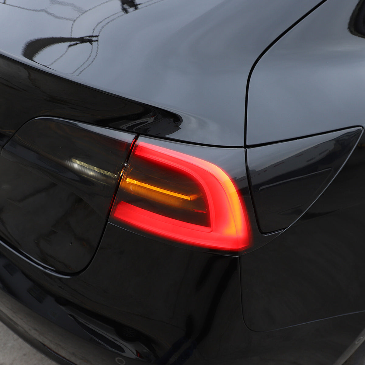 Smoked Headlight & Taillight Cover Trim For Tesla Model 3 2017-22 Model Y 21-24 22
