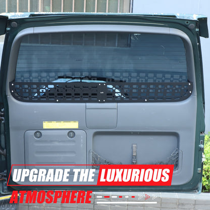 Rear Window Storage Barrier Molle Panel For Toyota Prado 2003-2009 23