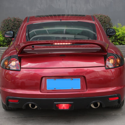 Smoked Black Rear Tail Light Guard Cover Trim For Mitsubishi Eclipse 2006-11 14