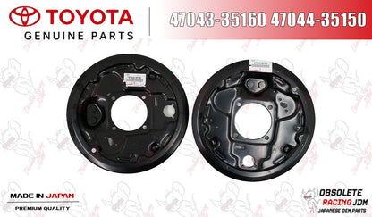 Toyota OEM Brake Backing Plate RH LH 47043-35160 47044-35150 1
