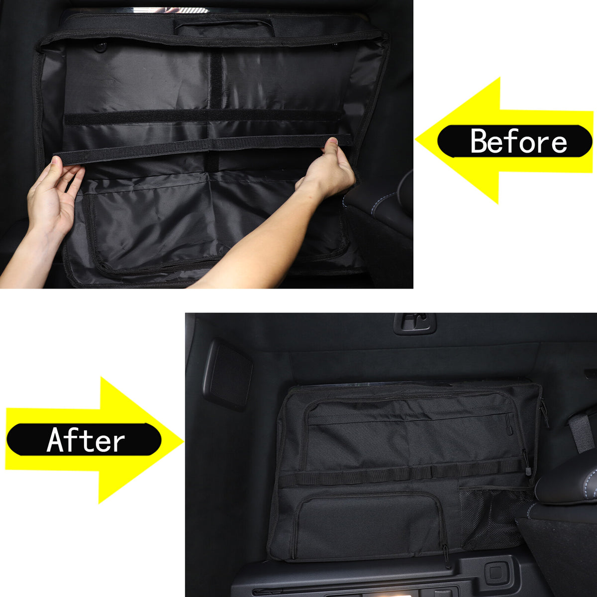 Car Trunk Left Side Window Storage Bag For Mercedes Benz G-Class 2019-23 15