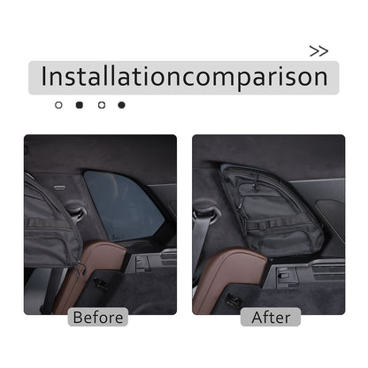 Car Trunk Right Side Window Storage Bag Tool Bag For BMW X5 2019-2023 12