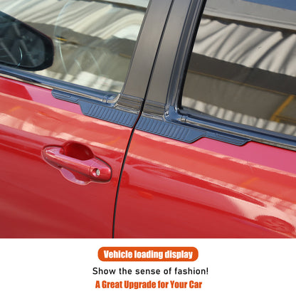Black ABS Exterior Window Bottom Sill Trim Strip For Toyota Tacoma 2015-2022 12