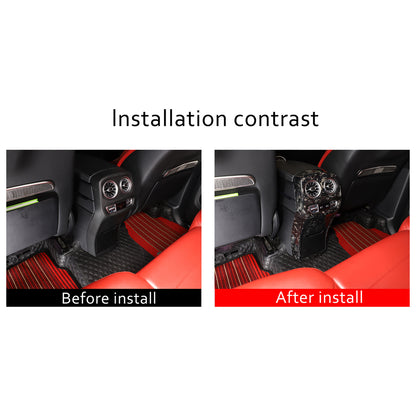 Forged Carbon Fiber Inner Rear Air outlet Vent Cover Trim For Benz G-Class 19-22 15