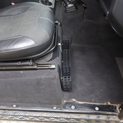 Aluminum Alloy Under Seat Storage Basket Tray For Land Rover Defender L316 04-18 15