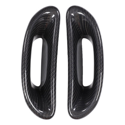 Real Carbon Fiber Front Seat Back Cover For Fiat 500 Abarth 595 2016-2024 9