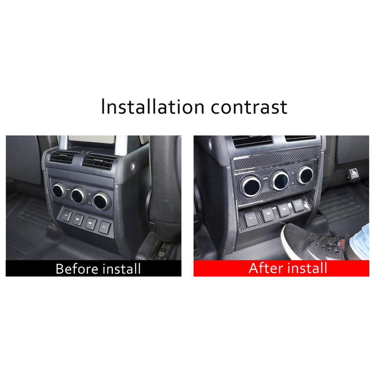 Real Dry Carbon Fiber Full Interior Trim Set For LR Defender 90 110 L663 20-23 234