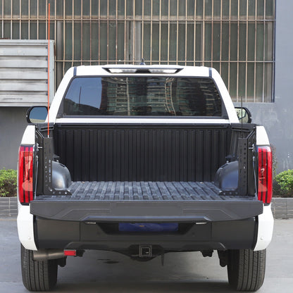 Black Steel L-Shaped Truck Bed Reinforcement Bracket For Toyota Tundra 2022+ 9