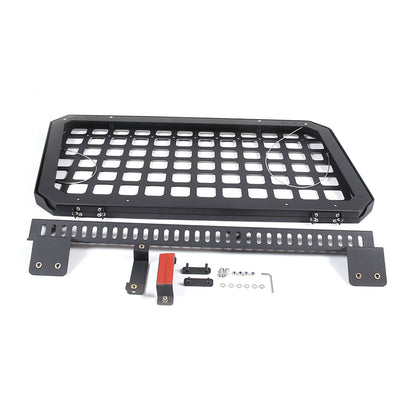Aluminum Rear Window Armor Protector Molle Panel Cover For Hummer H2 SUV 03-09 15