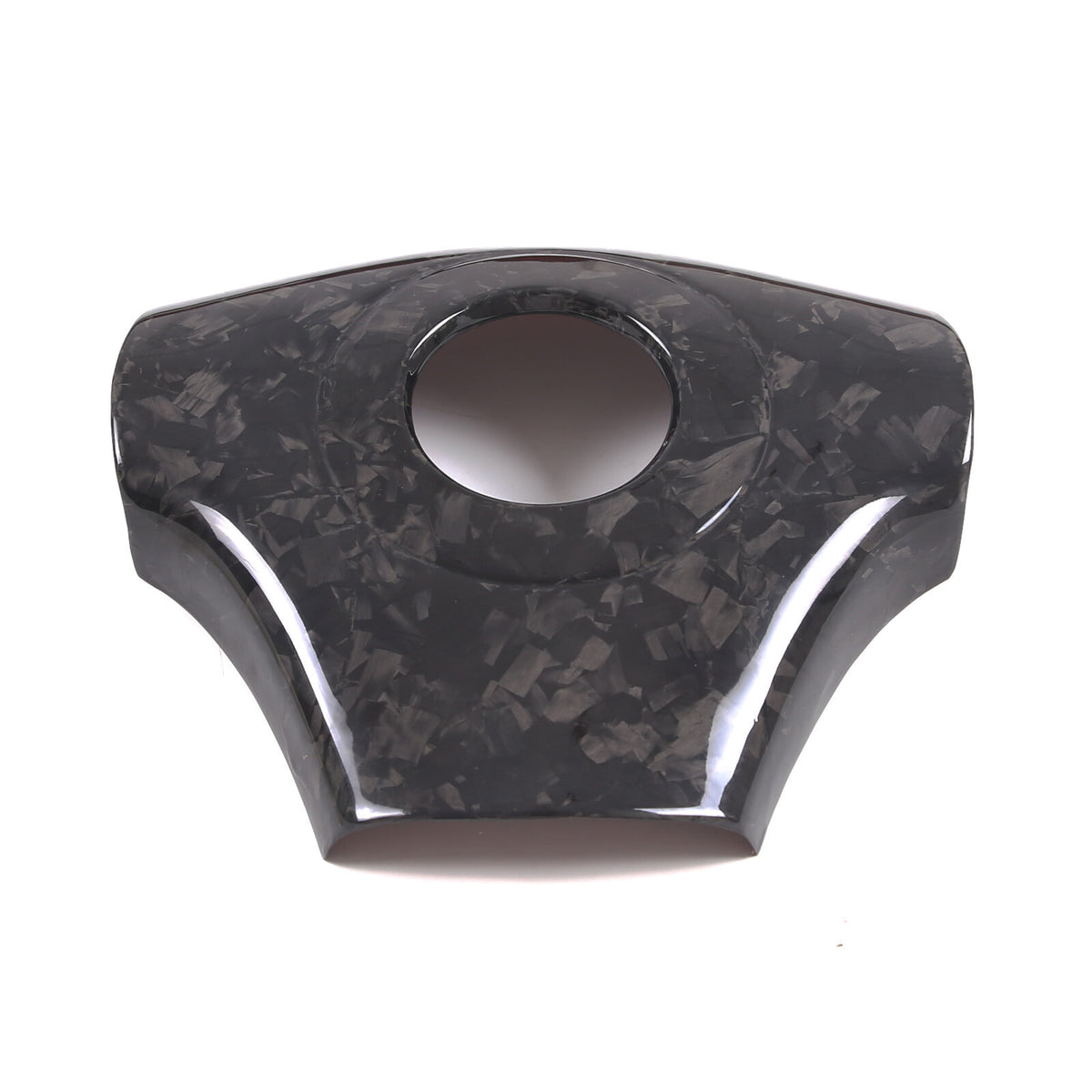Forged Real Carbon fiber Center Steering wheel trim cover For Corvette C6 05-13 8