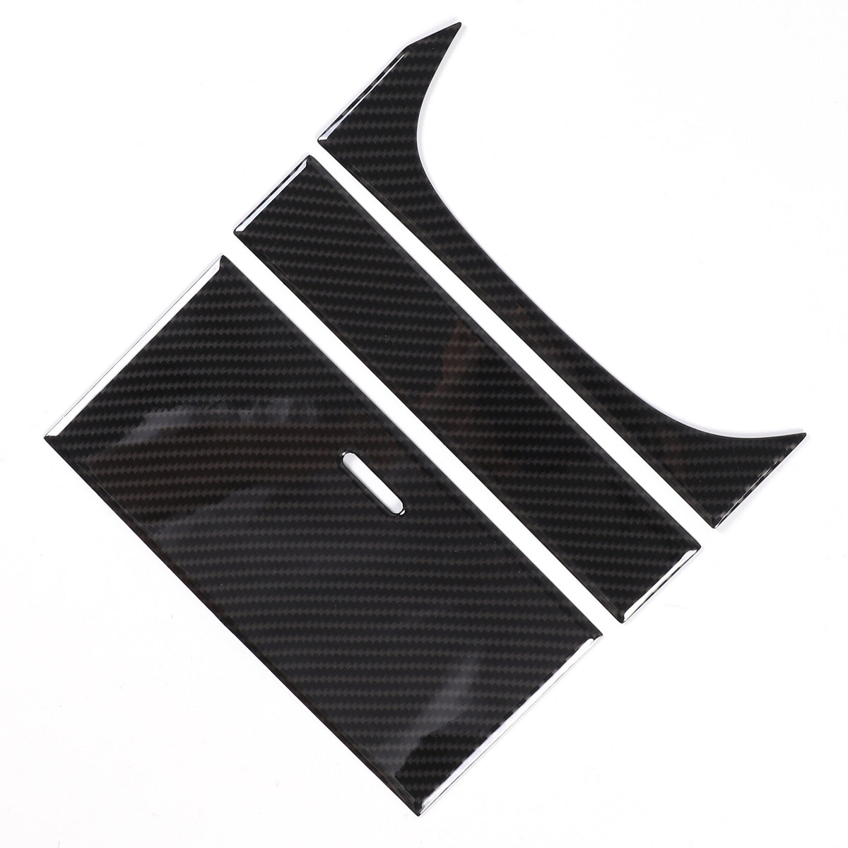 ABS Carbon Fiber Center Console Gear Shift Box Trim Set For Jaguar F-TYPE 13-18 11