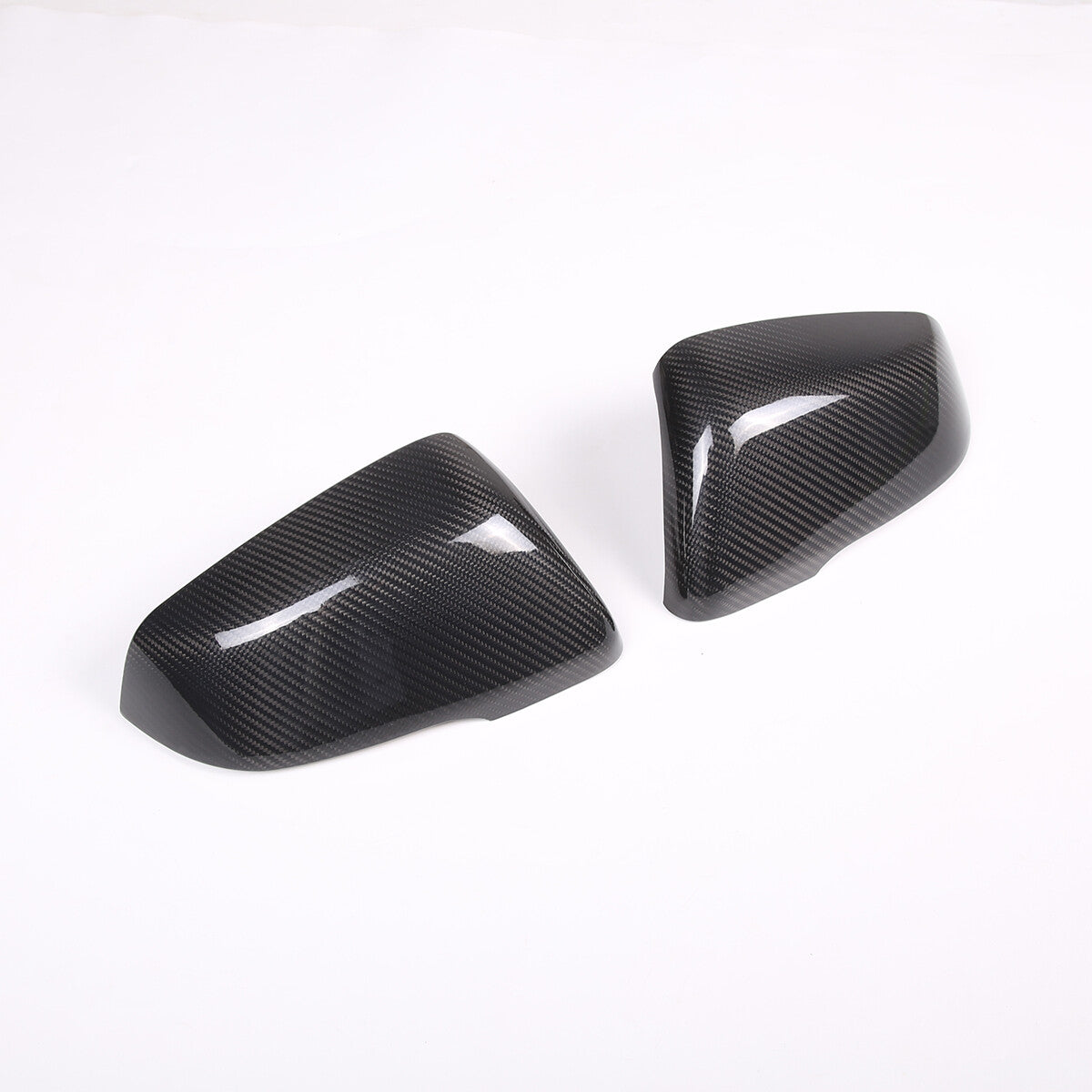 Real Carbon Fiber Wing Mirror Rearview Cover Trim For BMW X1 X2 2016-19 12