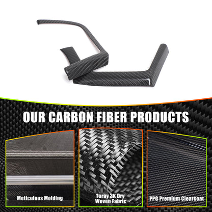 Real Carbon Fiber Center Side Air Vent Trim for BMW 3/4 Series F30/F32 2013-2019 3