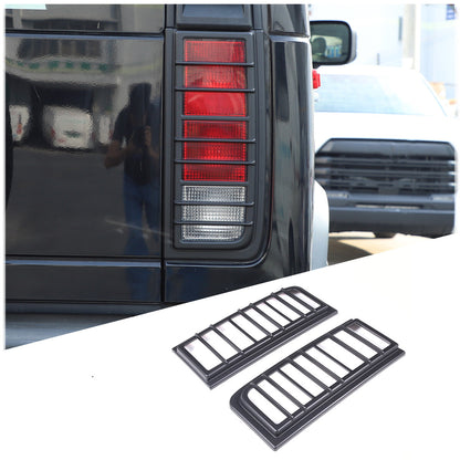 Matte Black Rear Tail Light Lamp Trim Cover Frame Fit For Hummer H2 2003-2009 1