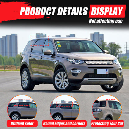 Rear Door Window Louver Air Vent Panel Trim Cover For LR Discovery Sport 2015-25 10