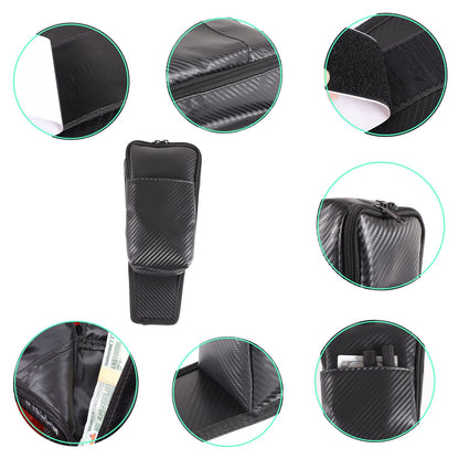 Carbon Fiber Pattern Rear Seat Center Storage Bag For Corvette C8 2020+ 10