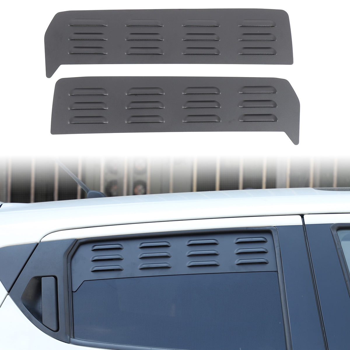 Rear Door Window Louver Air Vent Panel Trim Cover For Nissan Juke 2011-2019 2