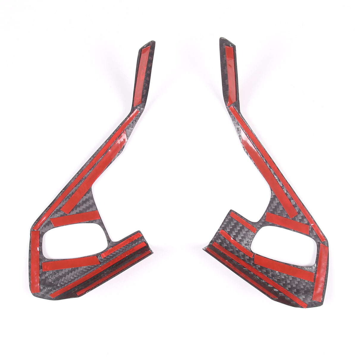 Real Carbon Fiber Steering Wheel Button Trim Cover For Corvette C8 2020-2026 - Variants 1-5 21