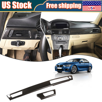 Carbon Fiber ABS Interior Decoration Cover Trim Kit For BMW 3 Series E90 2005-12 - Variants 11-15 11