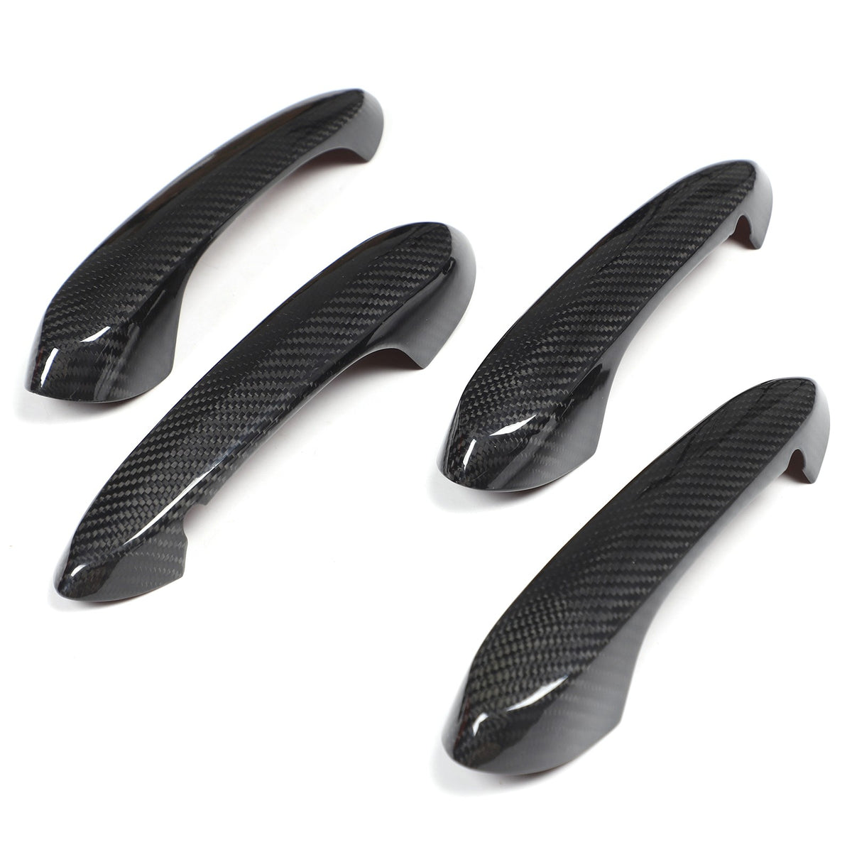 Real Carbon Fiber Outer Door Handle Protector Cover For BMW 5 Series 2022 12