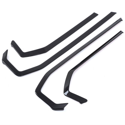 Glossy Black Inner door Armrest panel Trim Cover For BMW 7 Series G70 2023-2025 23