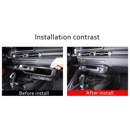 Forged Carbon Center Console Panel Trim Cover For Toyota SUPRA MK5 A90 2019-2024 14