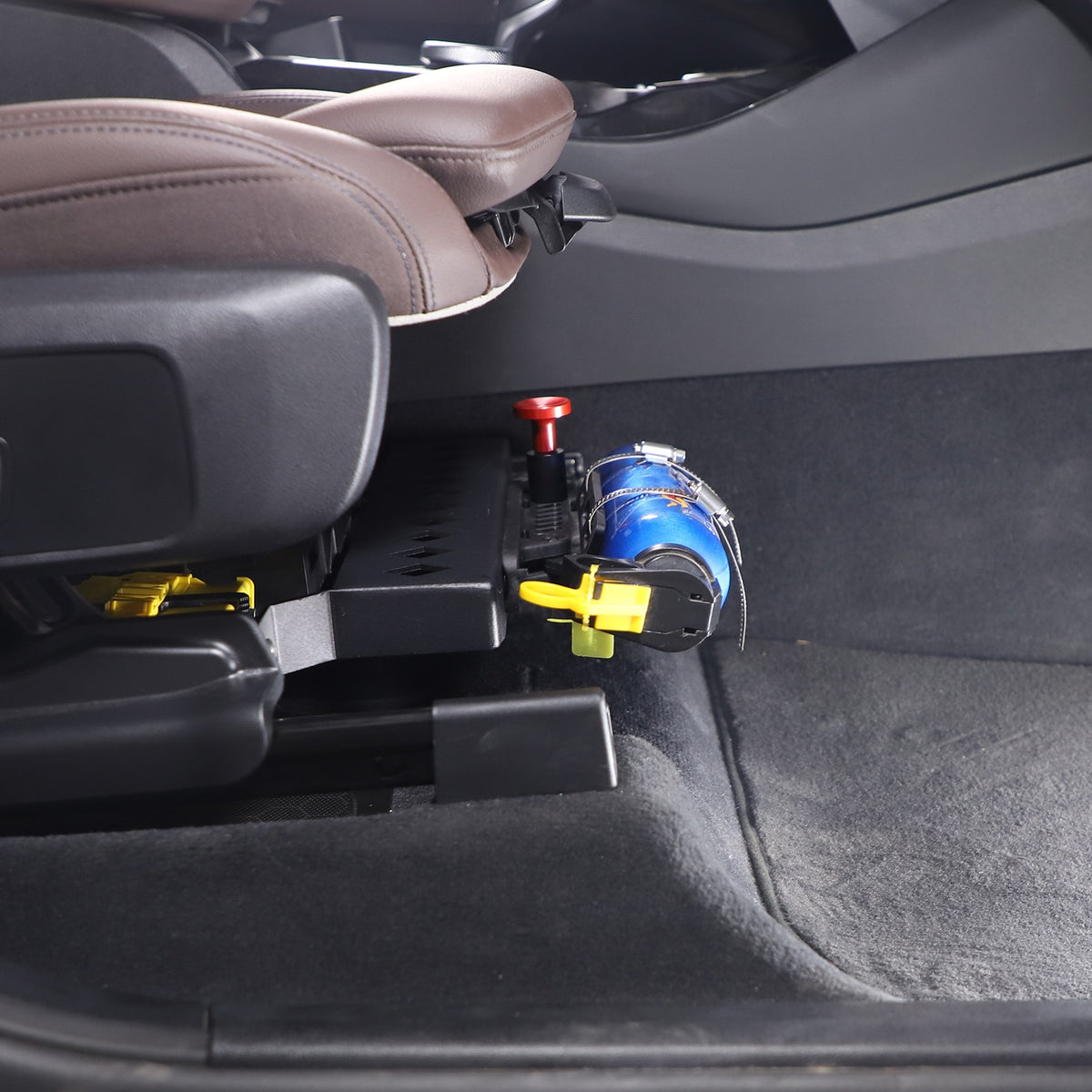 Black Aluminum Seat Fire Extinguisher Bracket For BMW X3 G01 2018-2023 US 10