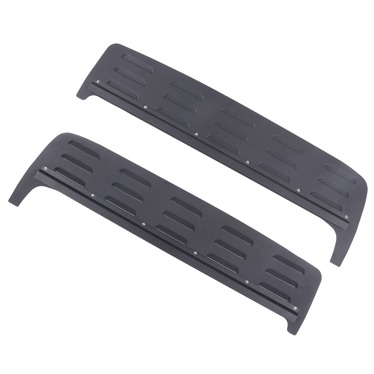 Black Aluminium Alloy Door Window Air Vents Screens For Toyota Tacoma 16-23 4