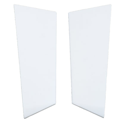 White ABS Rear Windshield Spoiler Trim Cover For Corvette C8 Coupe 2020+ 19