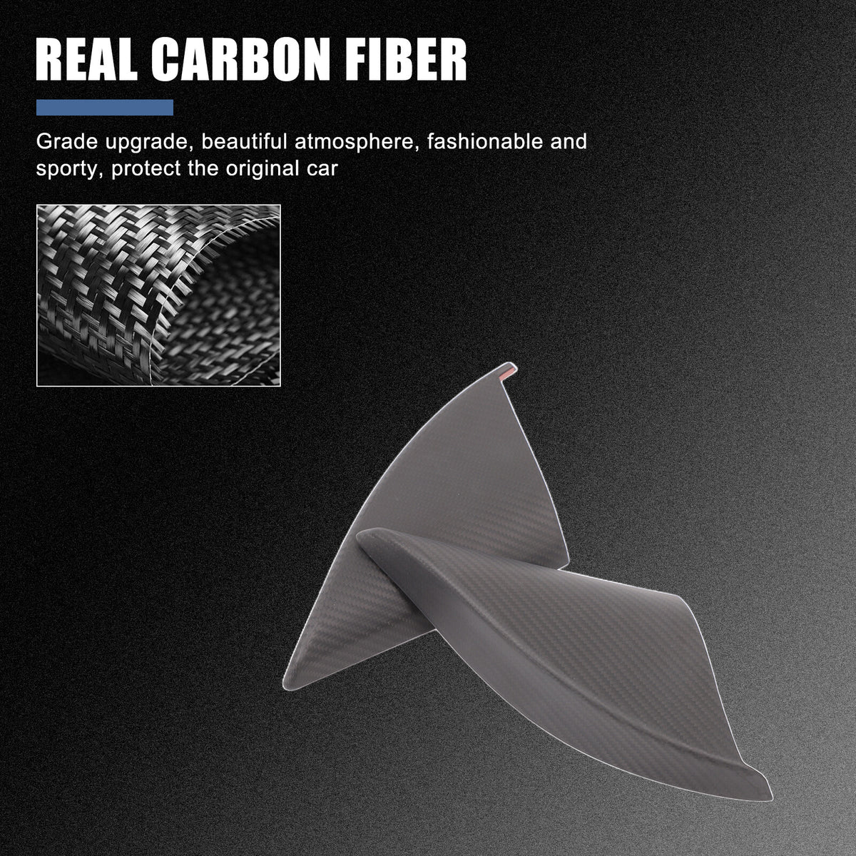 Matte Real Carbon Fiber Inner A-pillar Cover Trim For Lamborghini URUS 2018-2023 16