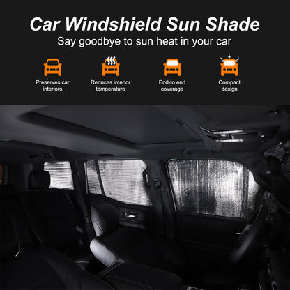Car Full Window Sunshade Cover Shade Sun For Toyota Land Cruiser LC250 24+ US 4