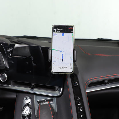 Center Console Interior Dashboard Phone Holder Mount Bracket For Corvette C8 20+ 36