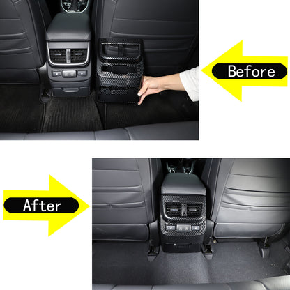 ABS Carbon Fiber Rear Air Vent Outlet Cover Trim For ​Subaru Outback 2021-2023 11
