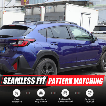 US Flag Alloy Window Center Pillar Trim Panel For Subaru Crosstrek 24+ 5