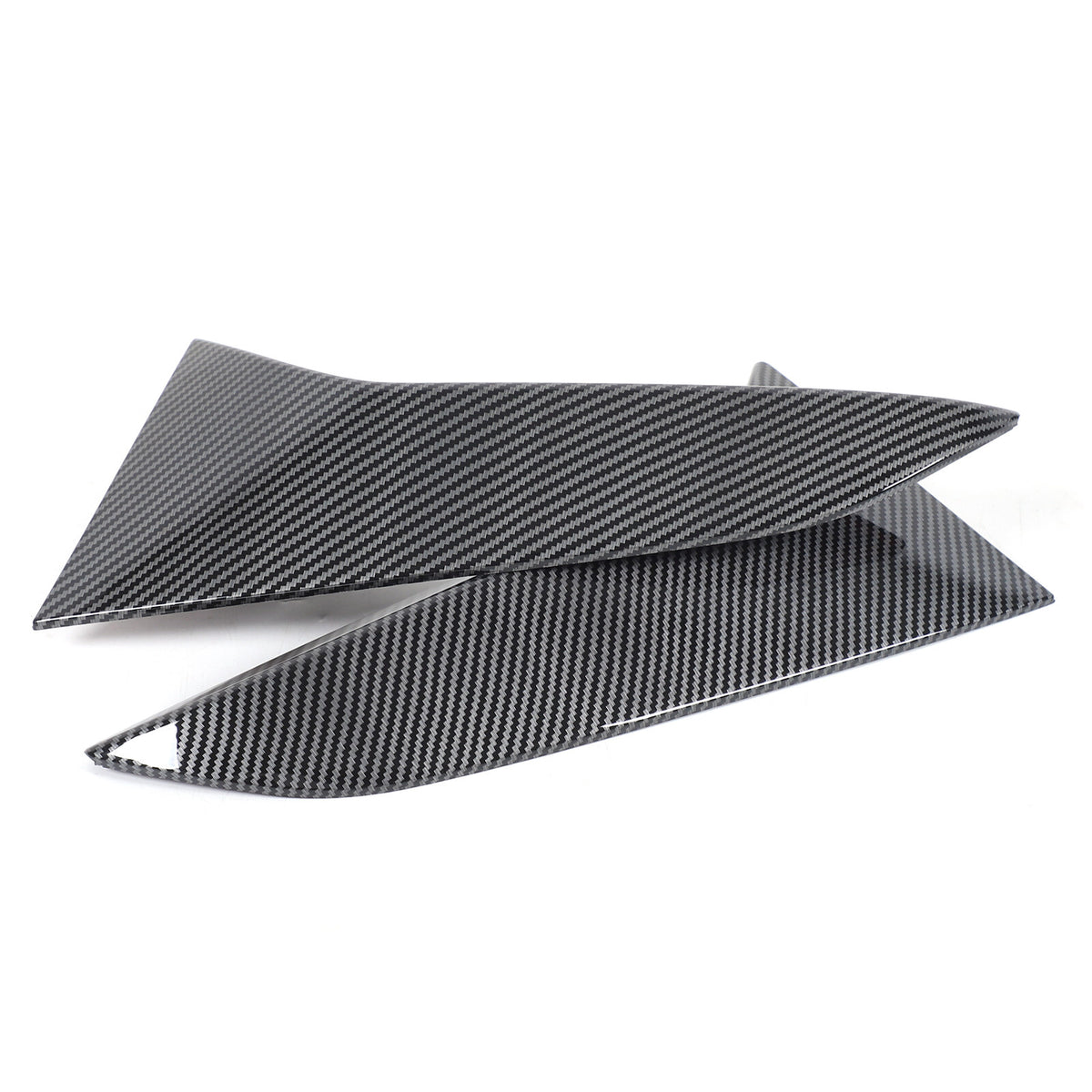 ABS Carbon Fiber Rear Window Sill C Pillar Trim For Subaru Crosstrek GU 2024 3