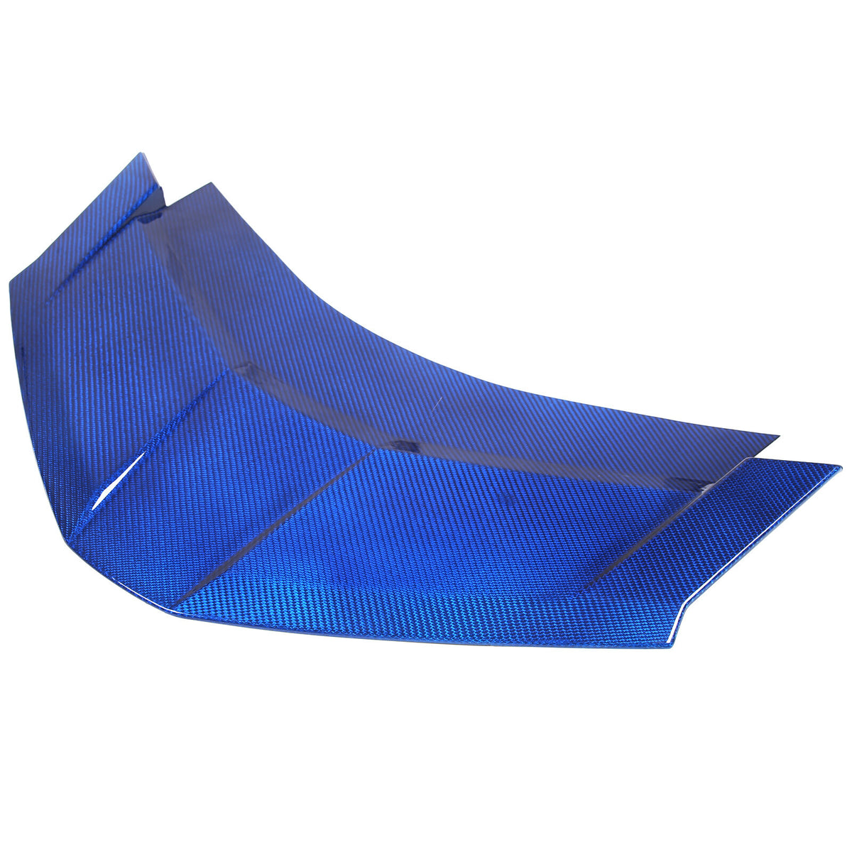 Blue Real Carbon Fiber Rear Window Lower Trim Cover For Corvette C8 Coupe 20-26 19