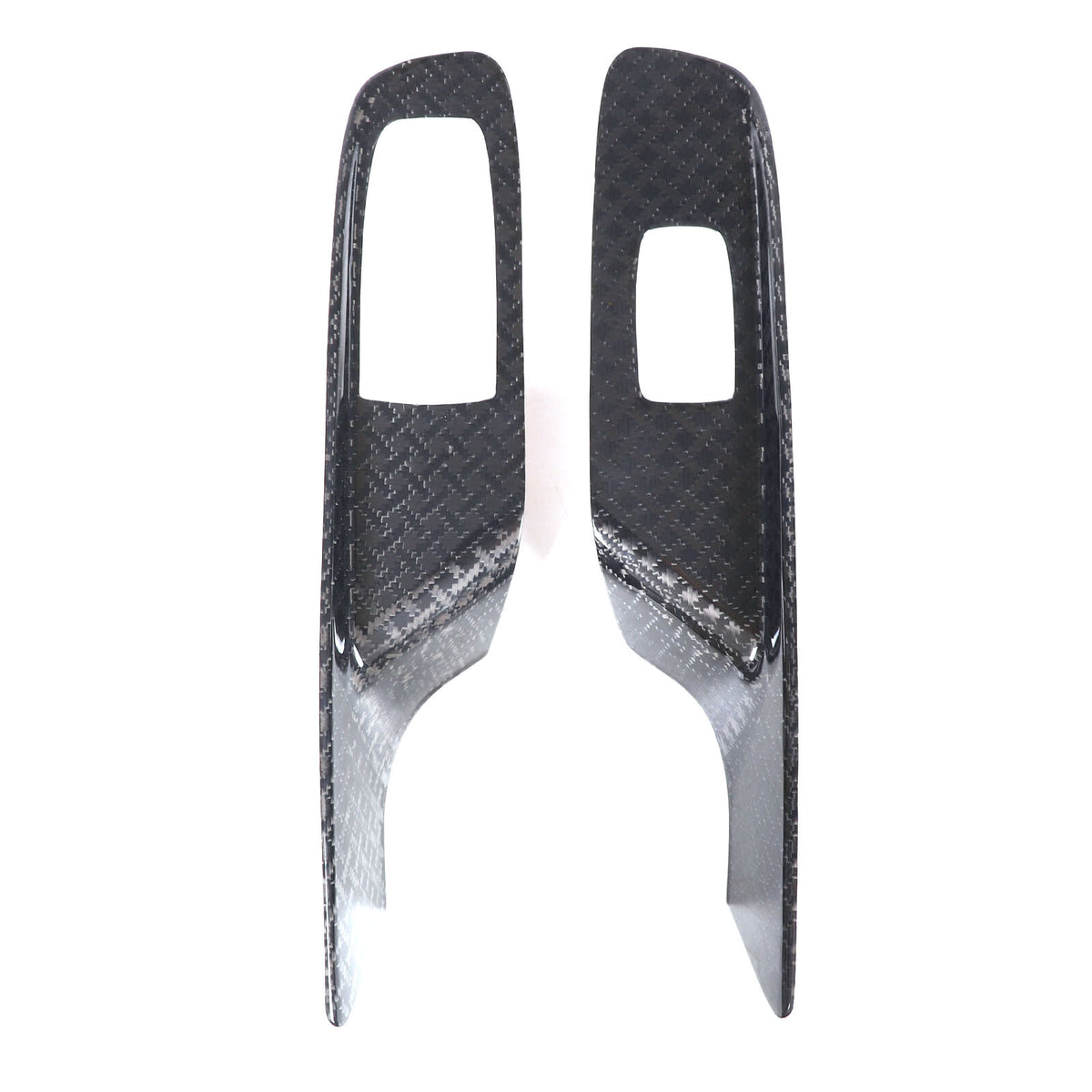 Real Carbon Fiber Window Lift Button Frame Trim For Corvette C8 Coup 2020-2026 20