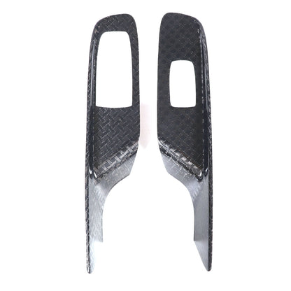 Real Carbon Fiber Window Lift Button Frame Trim For Corvette C8 Coup 2020-2026 20