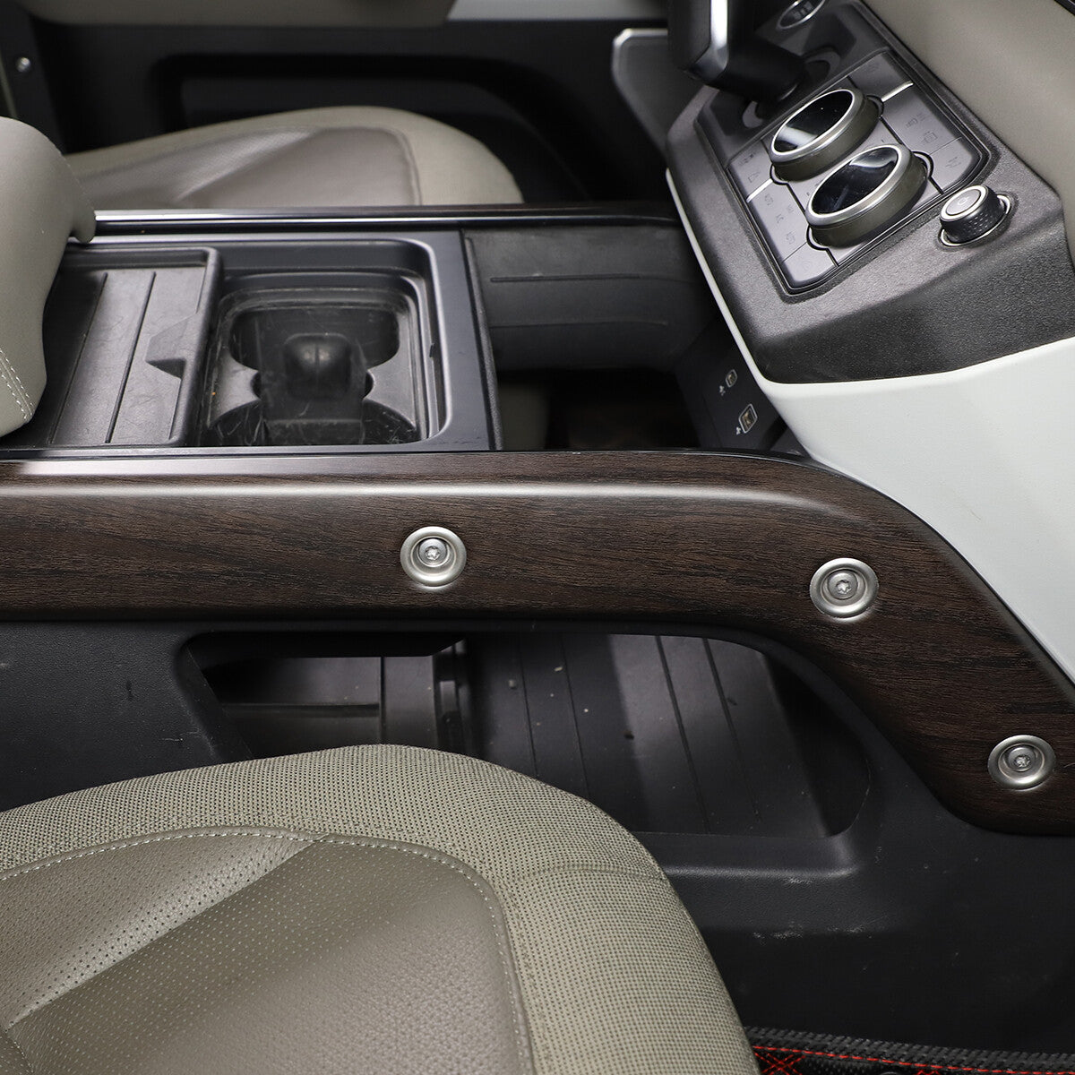 Center Console Trim Kit For Land Rover Defender L663 2020+ US 13